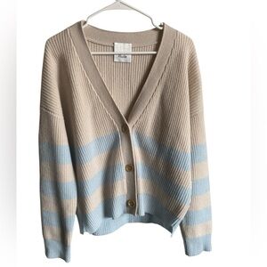 Allude Women’s Cashmere Cardigan Pastel Colors Size XL